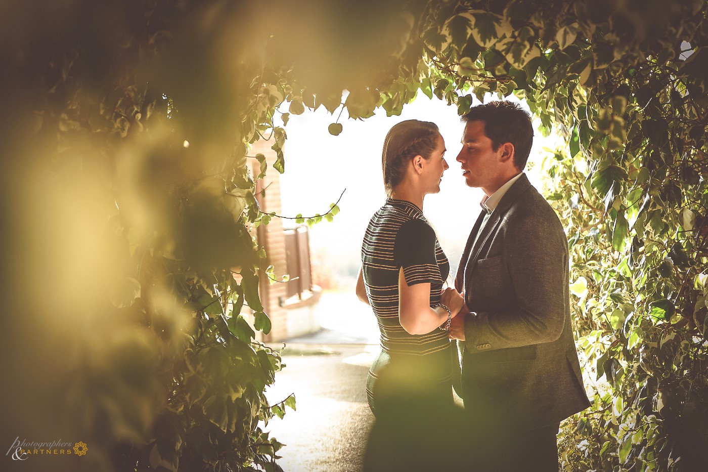 A romantic moment.