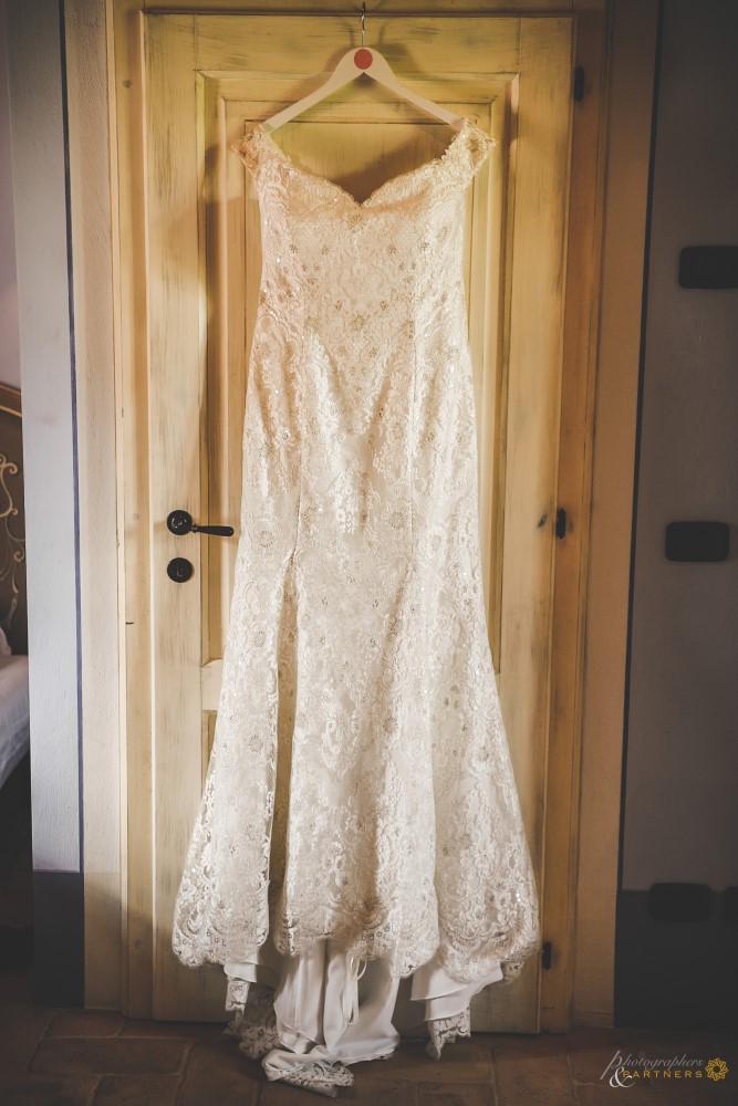 Bride's dress.