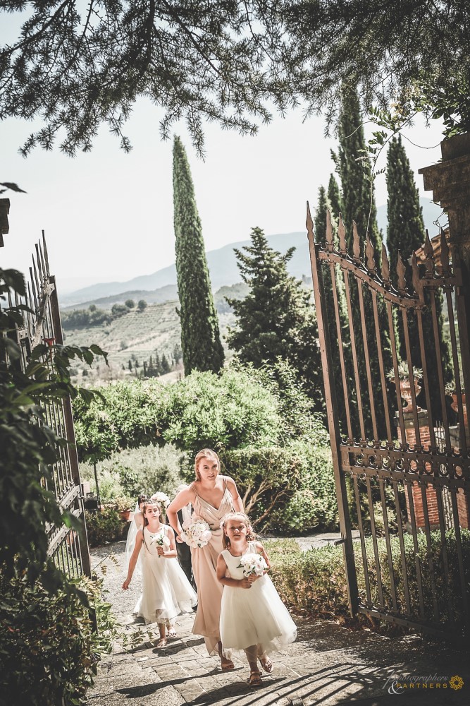 The bride party...