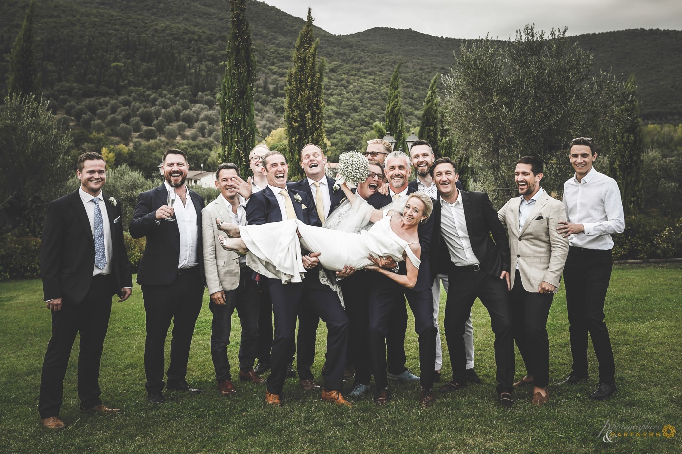 A photo with the bride.
