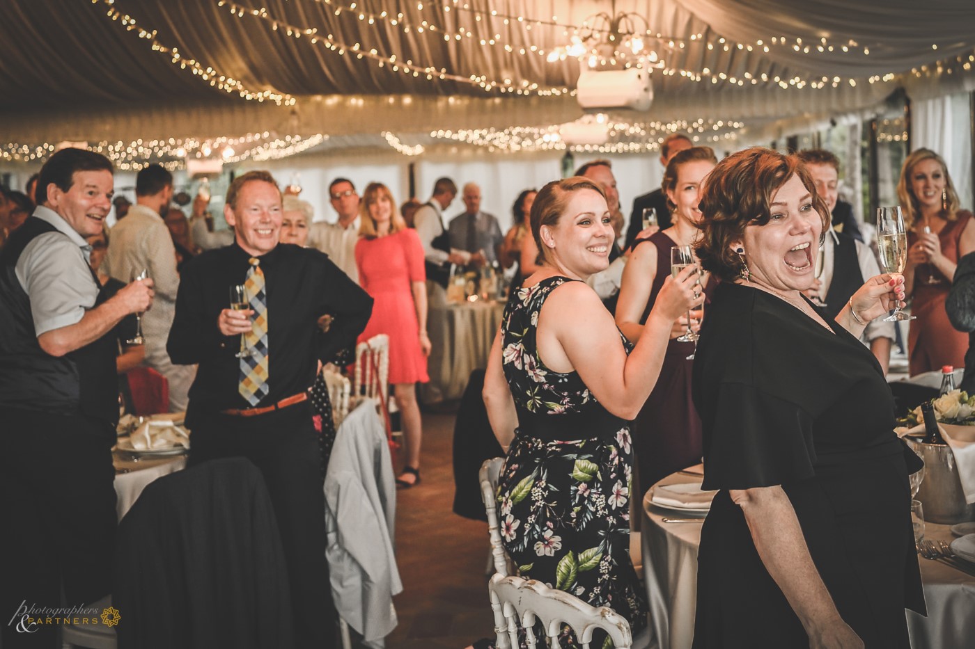 In the marquee...
