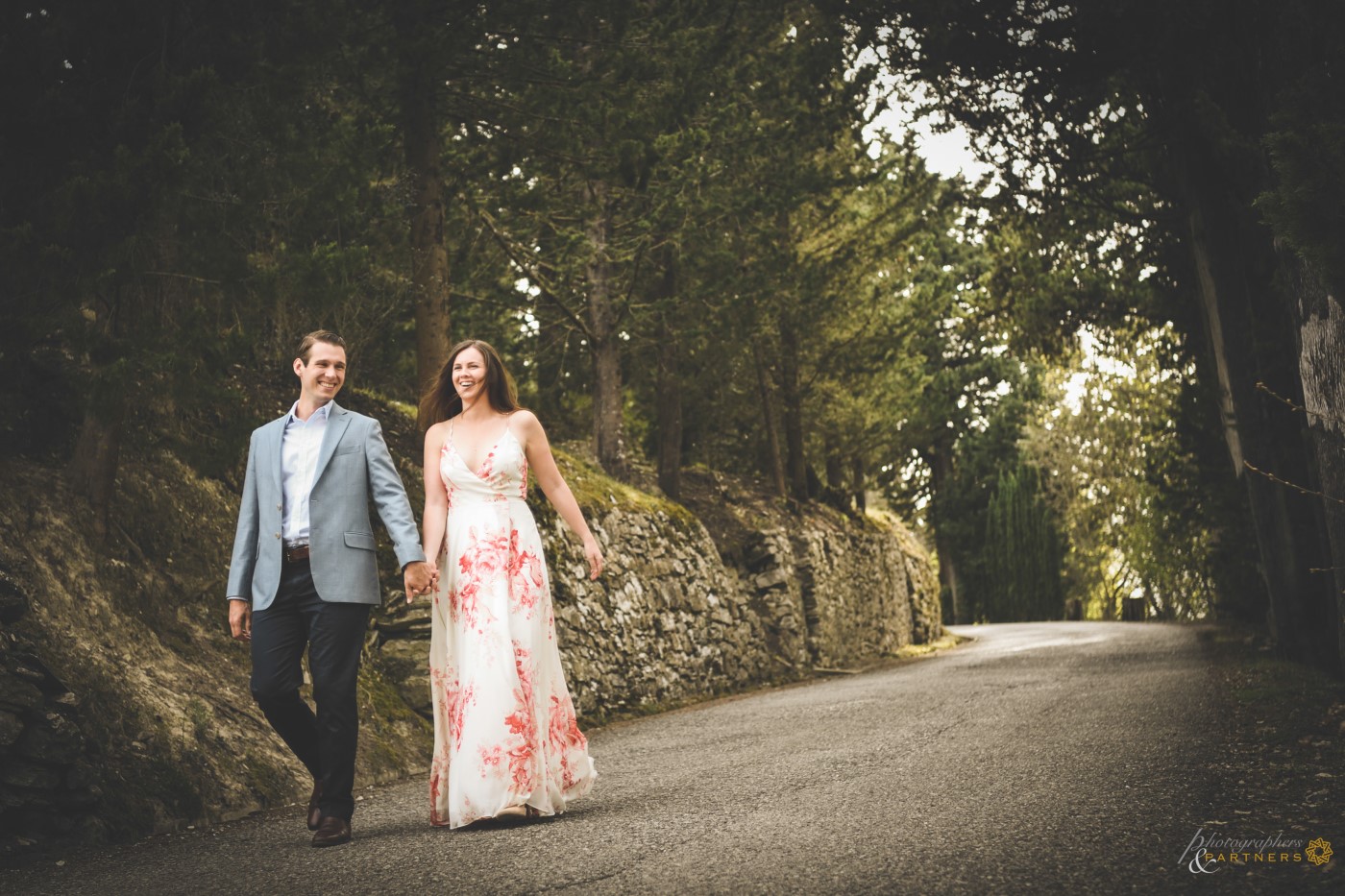 A walk in the avenue of cypresses.