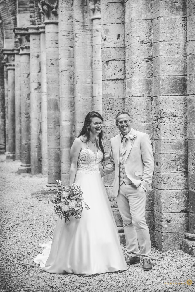 Smiling B&W shot
