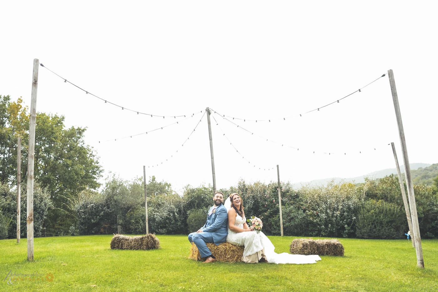 Beautiful couple portrait in the garden