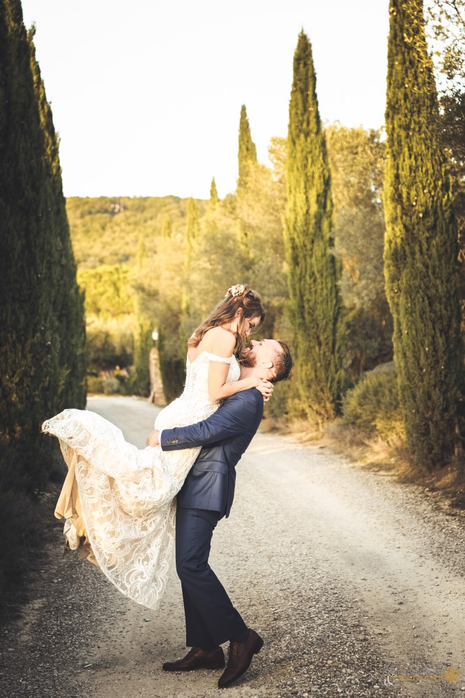 Carrying the bride