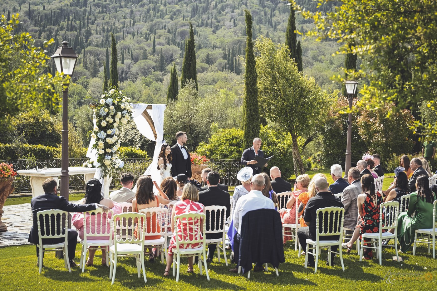 During the ceremony