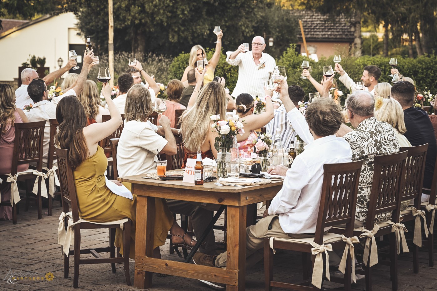 A toast for the newlyweds 