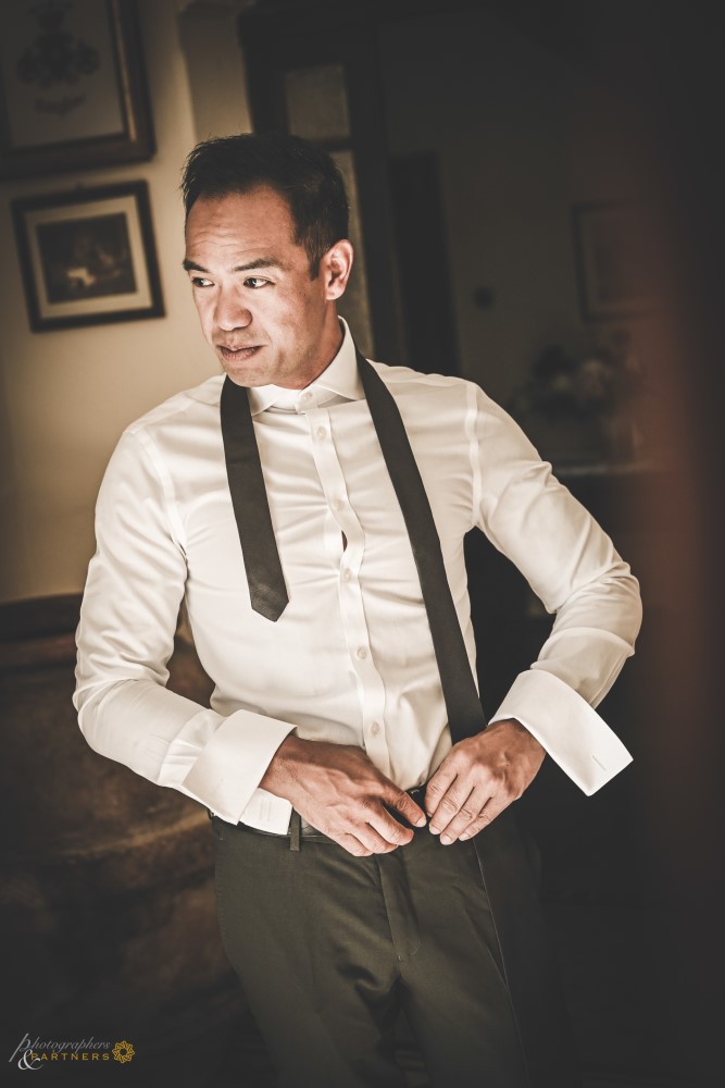Groom preparations