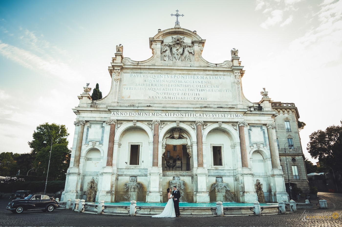 Photo at the Pincio fountain
