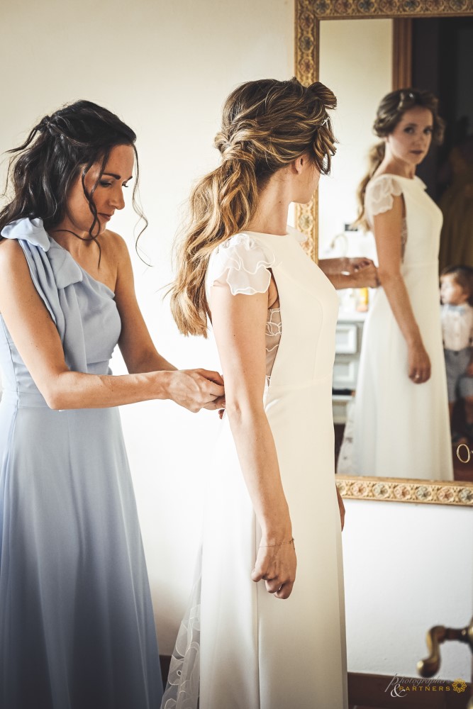 Wedding dress on