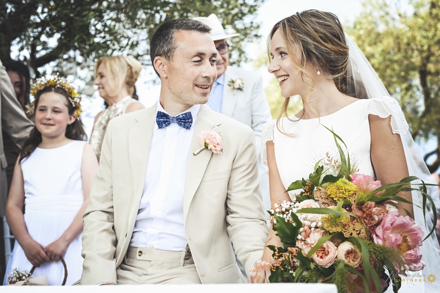 The ceremony can start
