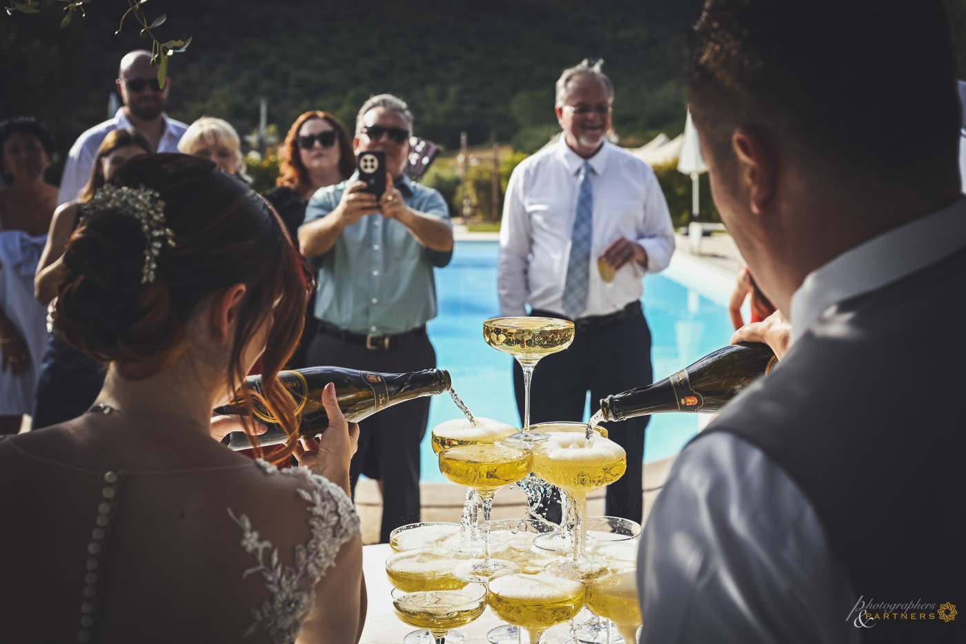 Champagne tower