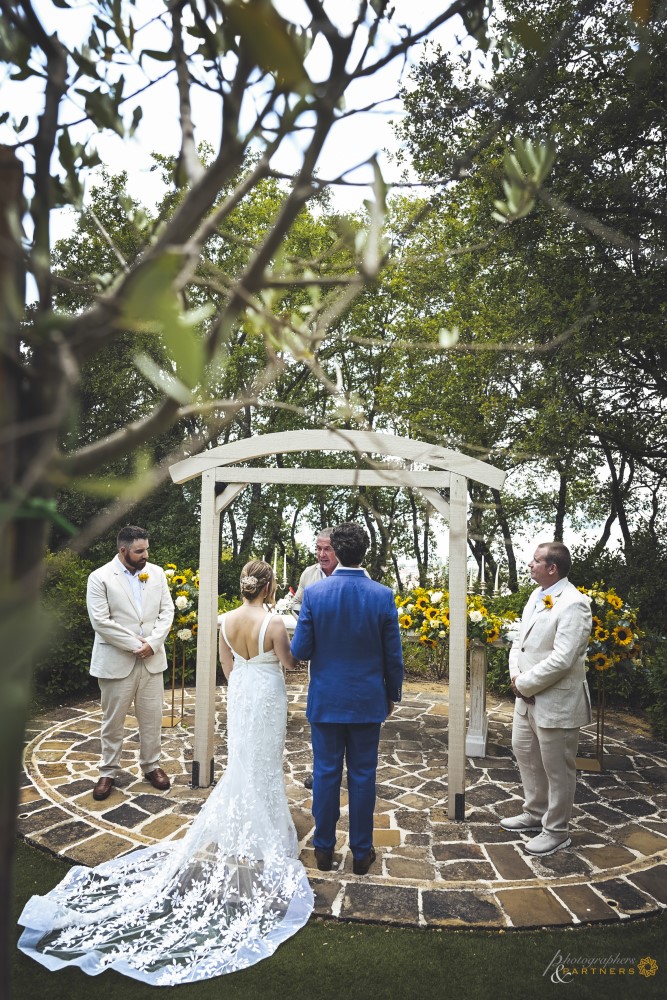 The ceremony is getting started