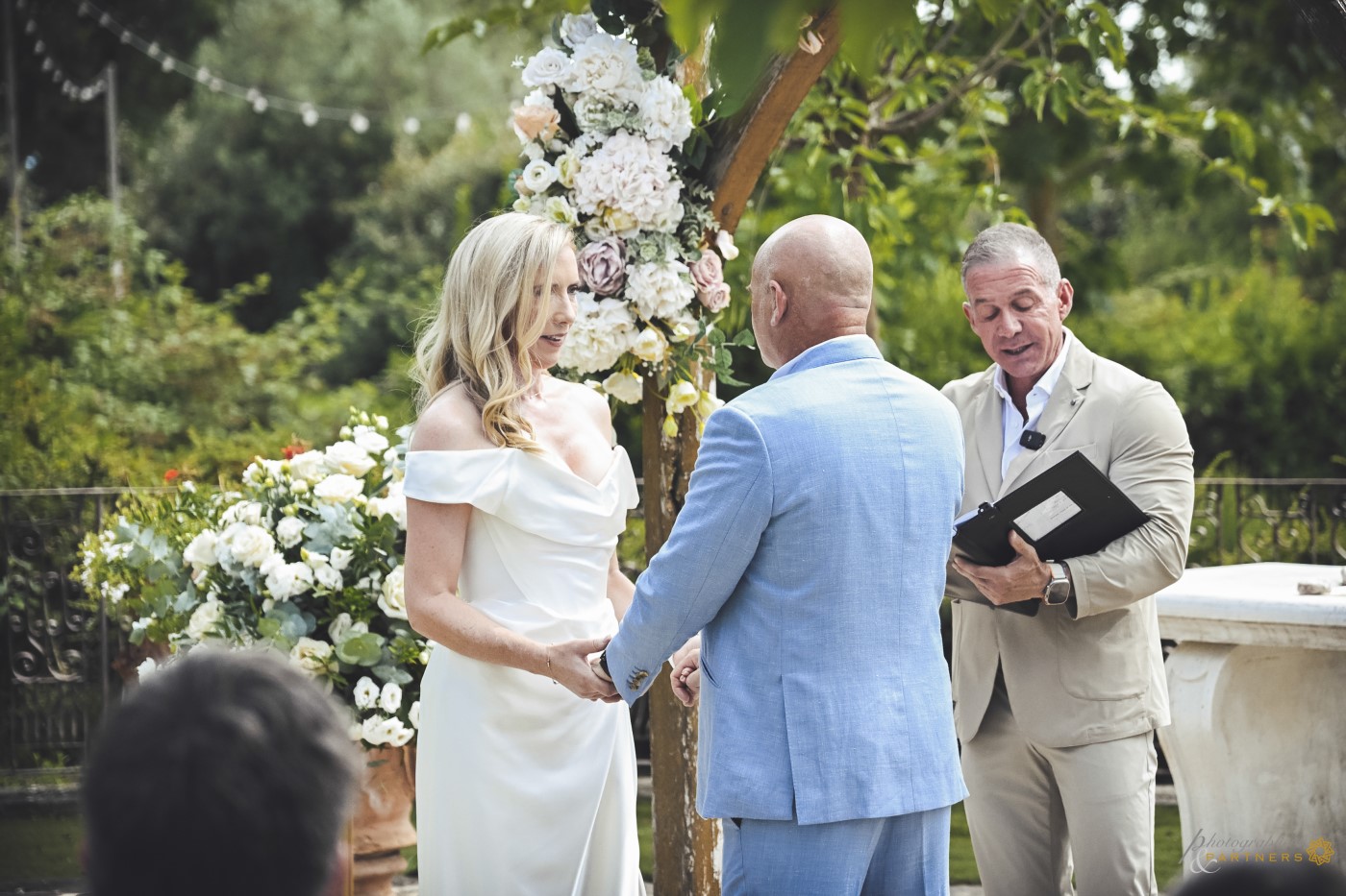 During the ceremony