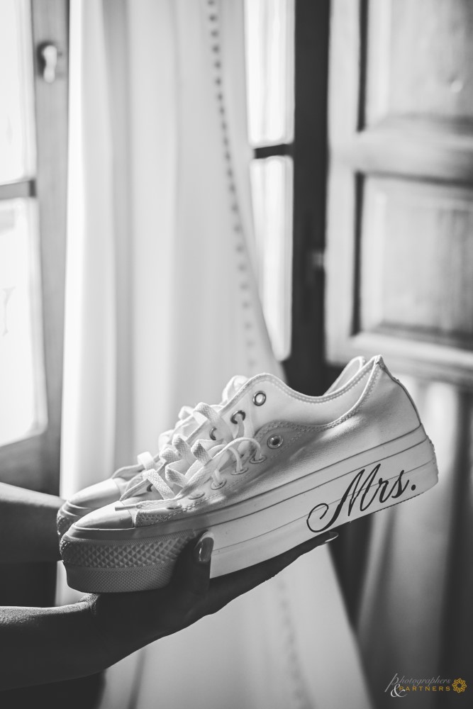 Bride's shoes