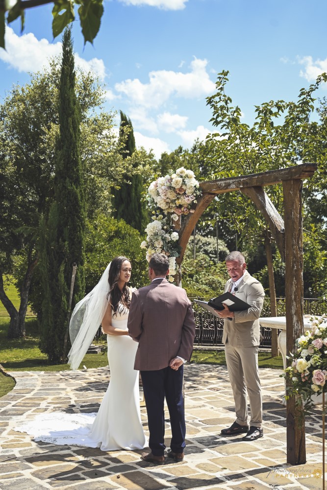 The ceremony can start