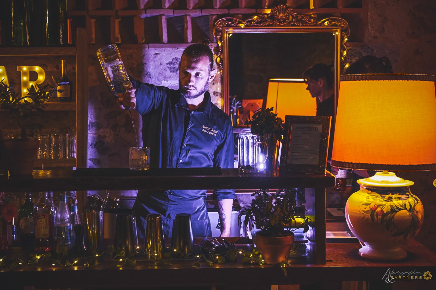 The bar is open